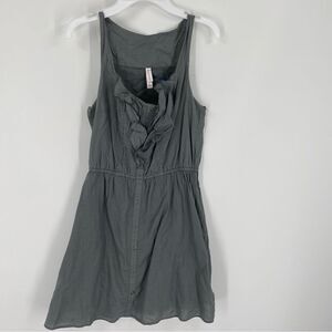 Xhilaration Women’s Scoop Neck Sleeveless Gray Thin Mini Dress size S